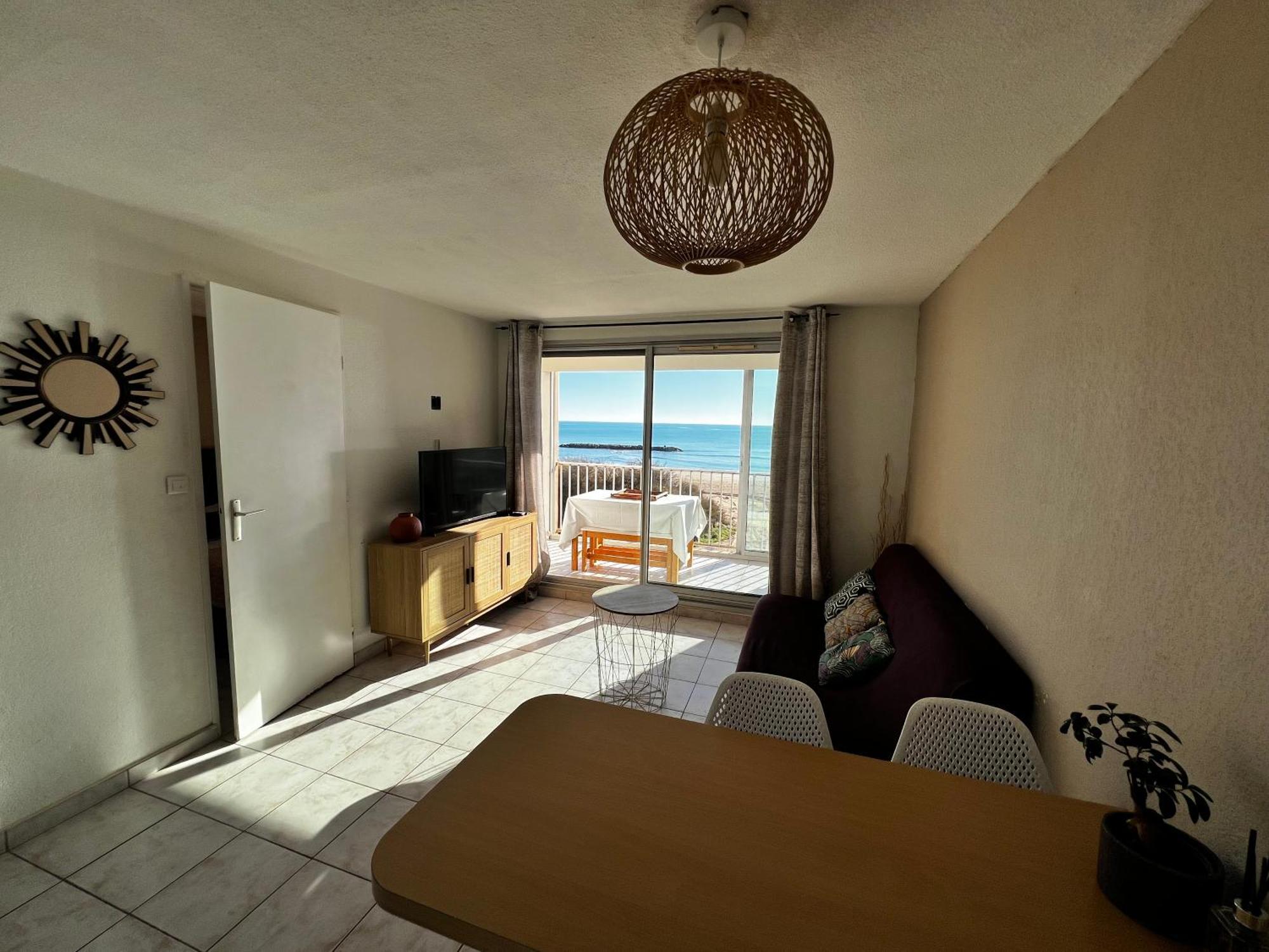 Appartement Vue Mer Valras Plage ภายนอก รูปภาพ
