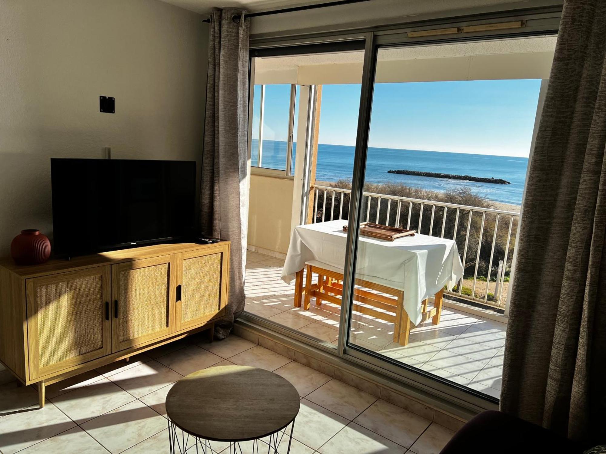 Appartement Vue Mer Valras Plage ภายนอก รูปภาพ