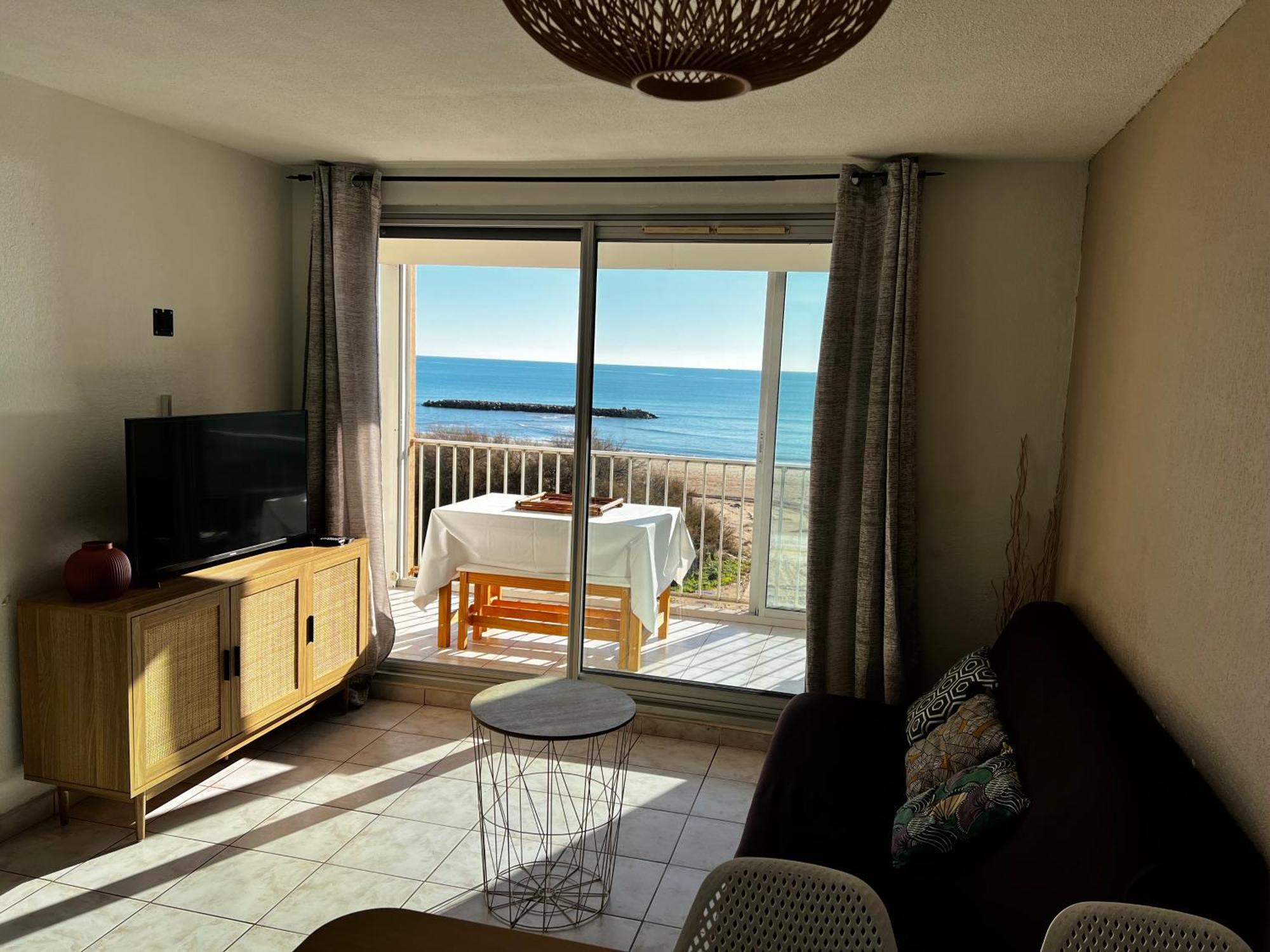 Appartement Vue Mer Valras Plage ภายนอก รูปภาพ
